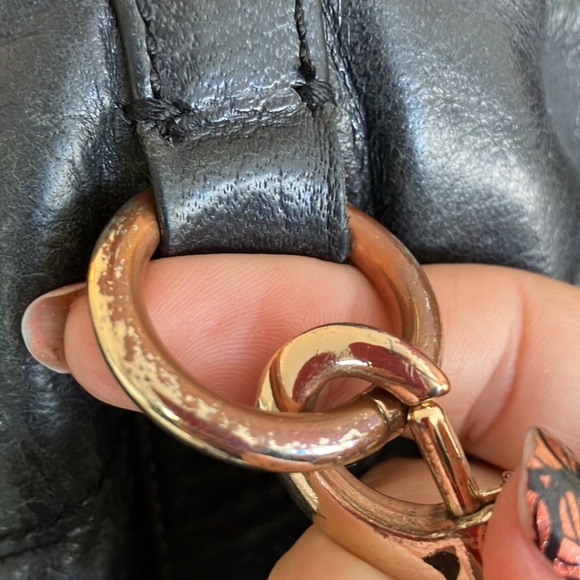 Cole Haan Stage Door black leather small studio satchel - Picture 15 of 16